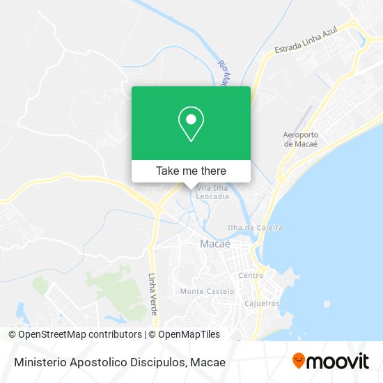 Ministerio Apostolico Discipulos map