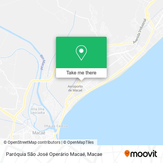 Paróquia São José Operário Macaé map