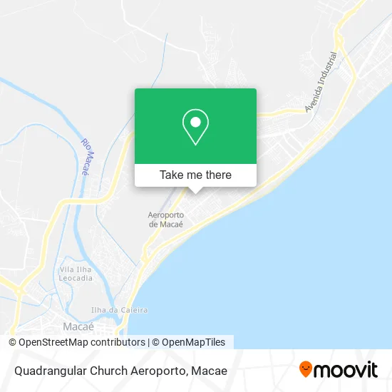 Quadrangular Church Aeroporto map