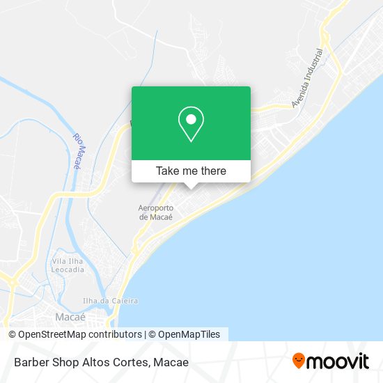 Barber Shop Altos Cortes map