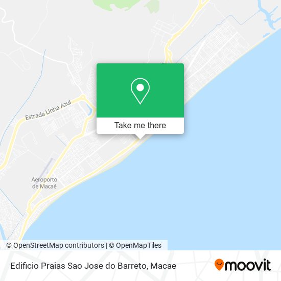 Mapa Edificio Praias Sao Jose do Barreto