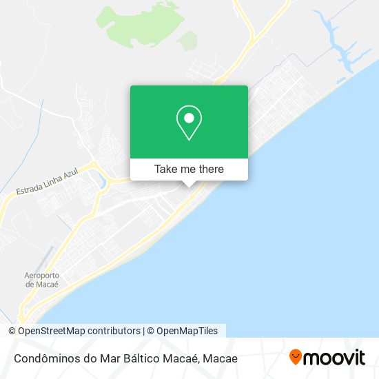 Condôminos do Mar Báltico Macaé map