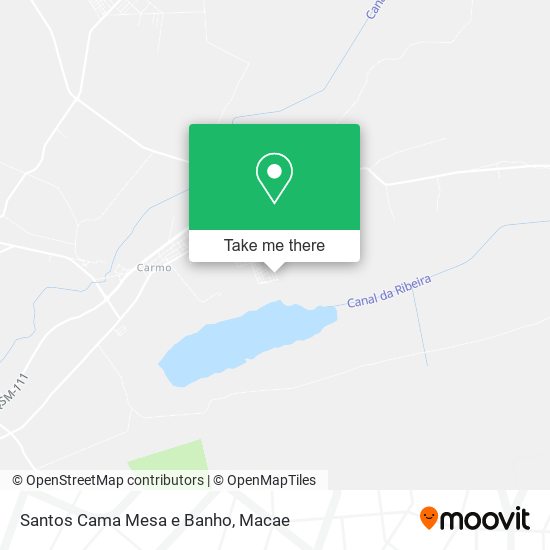 Santos Cama Mesa e Banho map