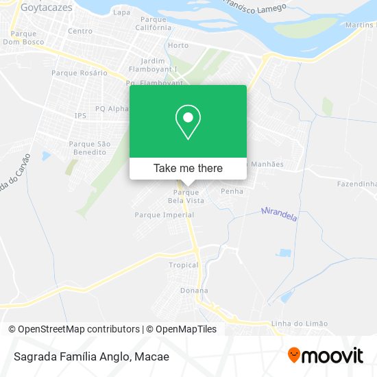 Sagrada Família Anglo map