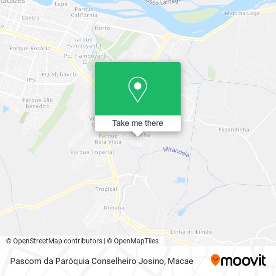 Pascom da Paróquia Conselheiro Josino map