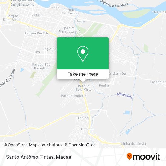 Santo Antônio Tintas map
