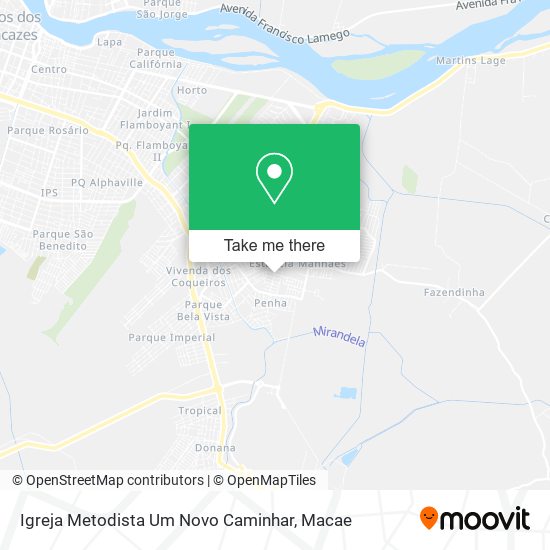 Igreja Metodista Um Novo Caminhar map