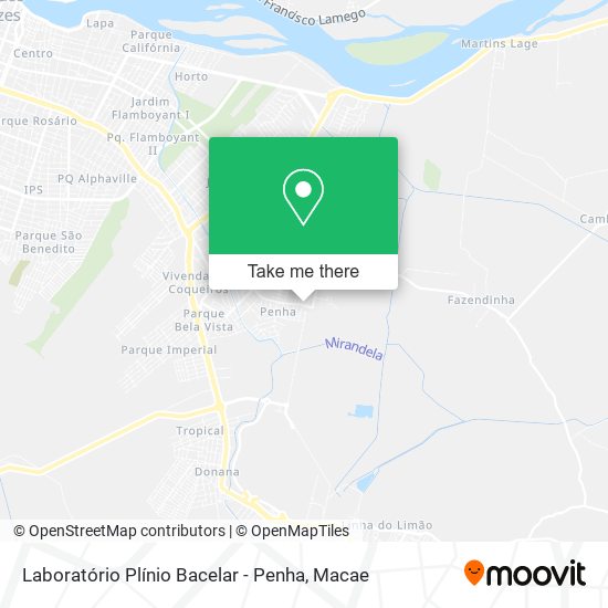 Laboratório Plínio Bacelar - Penha map