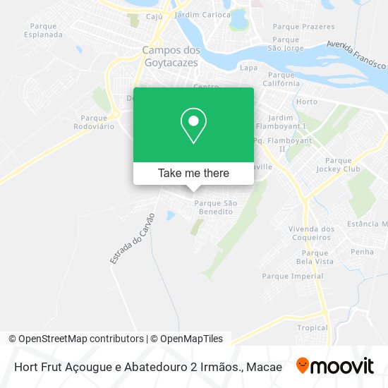 Hort Frut Açougue e Abatedouro 2 Irmãos. map