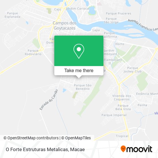 O Forte Estruturas Metalicas map