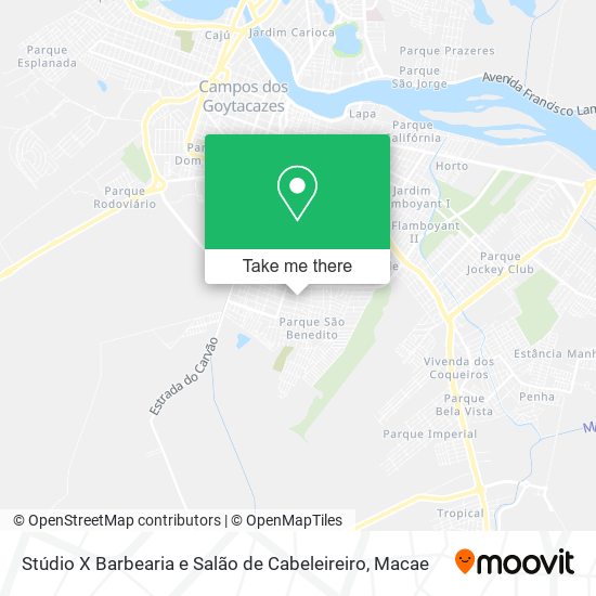 Stúdio X Barbearia e Salão de Cabeleireiro map
