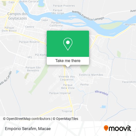 Empório Serafim map