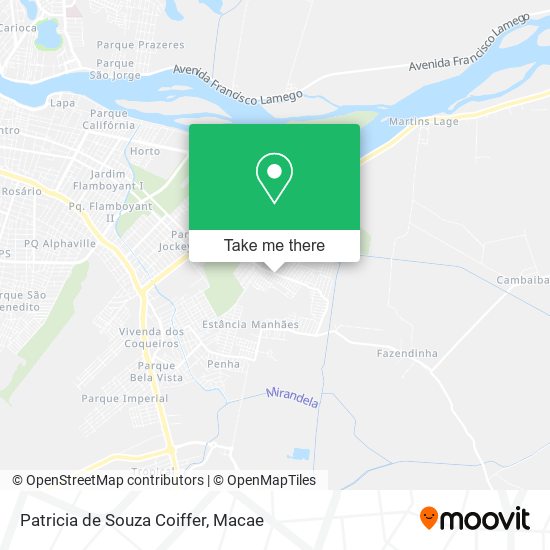Patricia de Souza Coiffer map