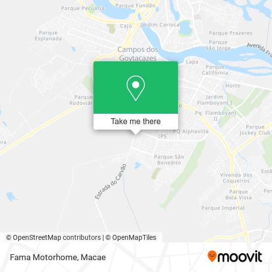 Fama Motorhome map