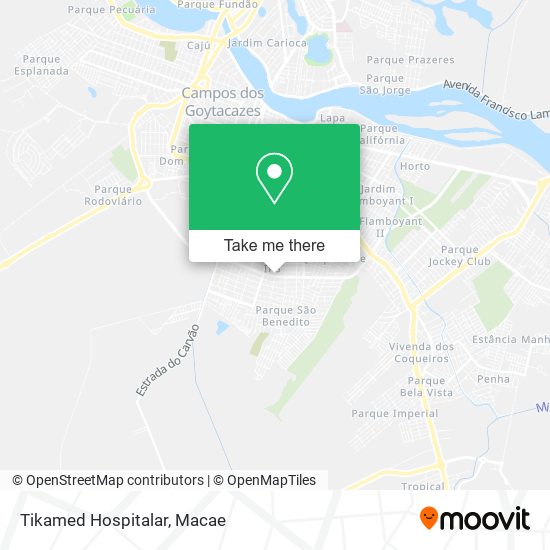 Tikamed Hospitalar map