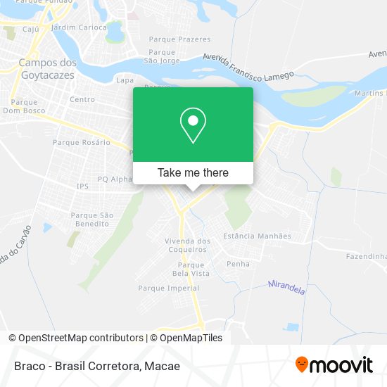 Braco - Brasil Corretora map