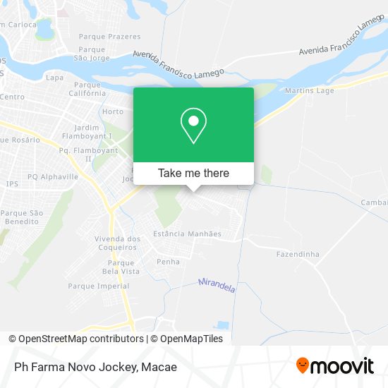 Ph Farma Novo Jockey map