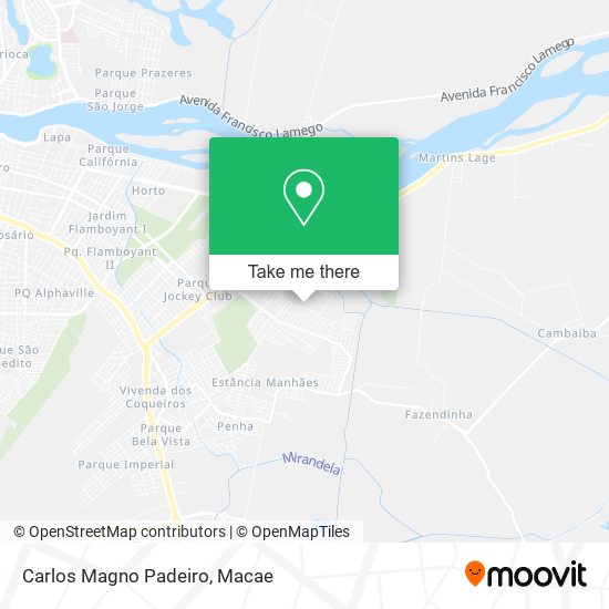 Carlos Magno Padeiro map