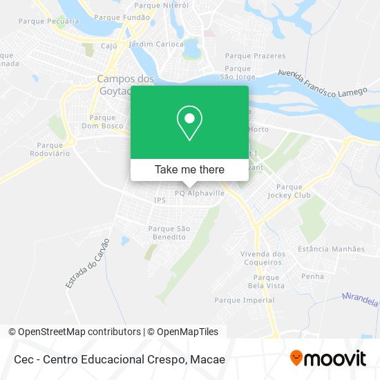 Cec - Centro Educacional Crespo map
