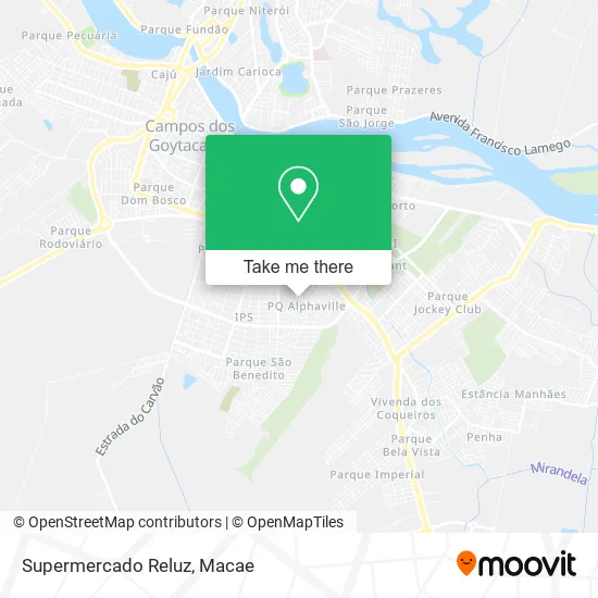 Supermercado Reluz map