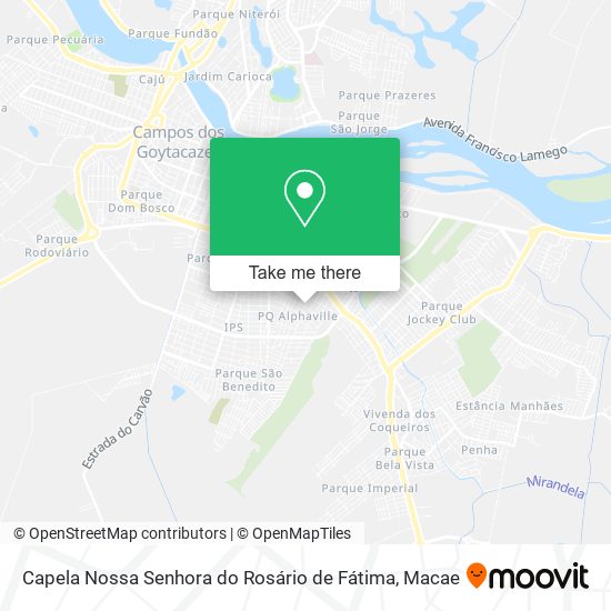 Capela Nossa Senhora do Rosário de Fátima map