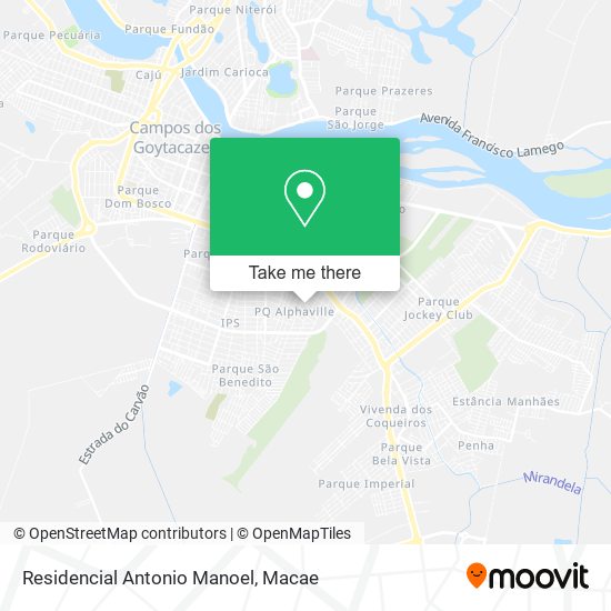 Residencial Antonio Manoel map