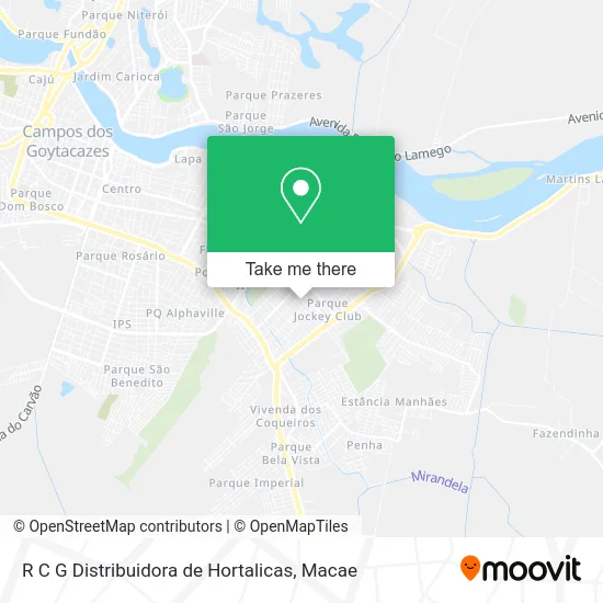 R C G Distribuidora de Hortalicas map