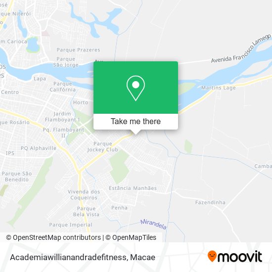 Academiawillianandradefitness map
