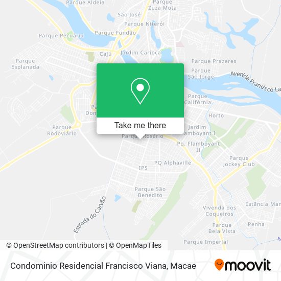 Condominio Residencial Francisco Viana map