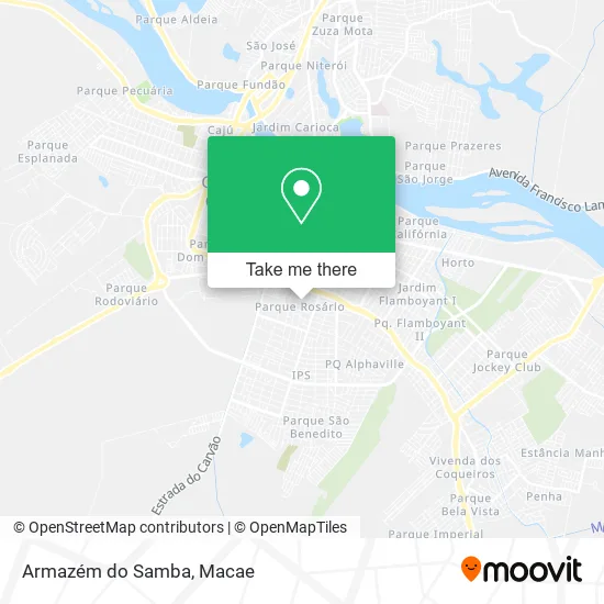 Armazém do Samba map