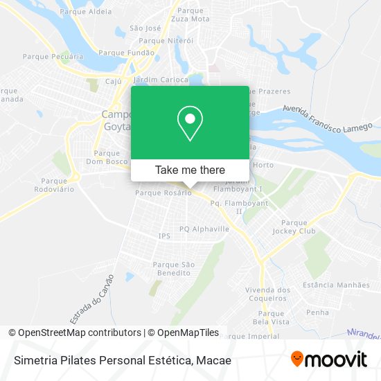 Simetria Pilates Personal Estética map