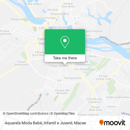 Aquarela Moda Bebê, Infantil e Juvenil map