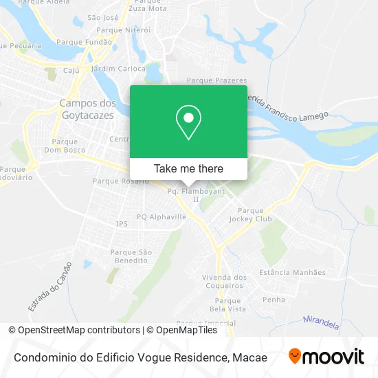 Condominio do Edificio Vogue Residence map