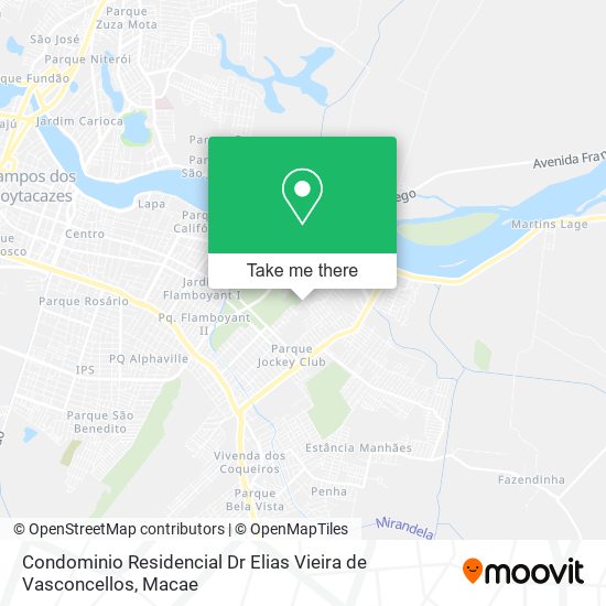 Condominio Residencial Dr Elias Vieira de Vasconcellos map