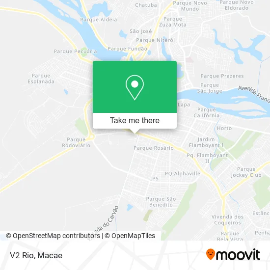 V2 Rio map