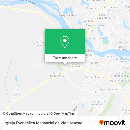 Igreja Evangélica Manancial de Vida map