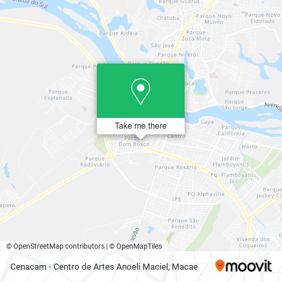 Cenacam - Centro de Artes Anoeli Maciel map