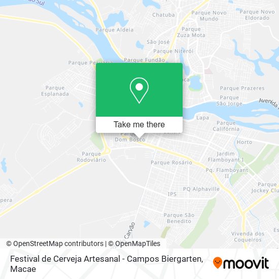 Festival de Cerveja Artesanal - Campos Biergarten map
