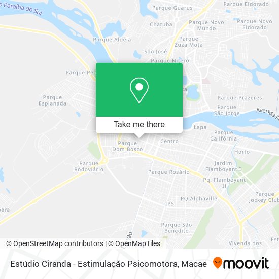 Estúdio Ciranda - Estimulação Psicomotora map