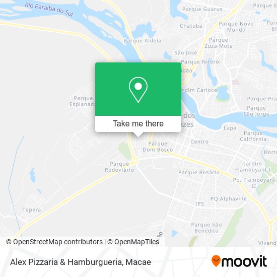 Alex Pizzaria & Hamburgueria map