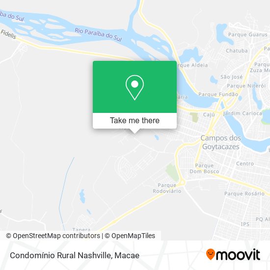 Condomínio Rural Nashville map