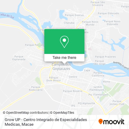 Grow UP - Centro Integrado de Especialidades Medicas map