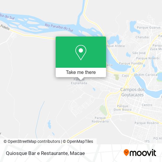 Quiosque Bar e Restaurante map
