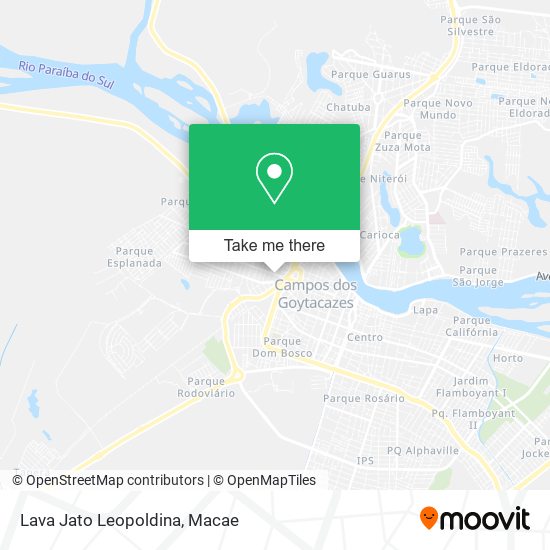 Lava Jato Leopoldina map