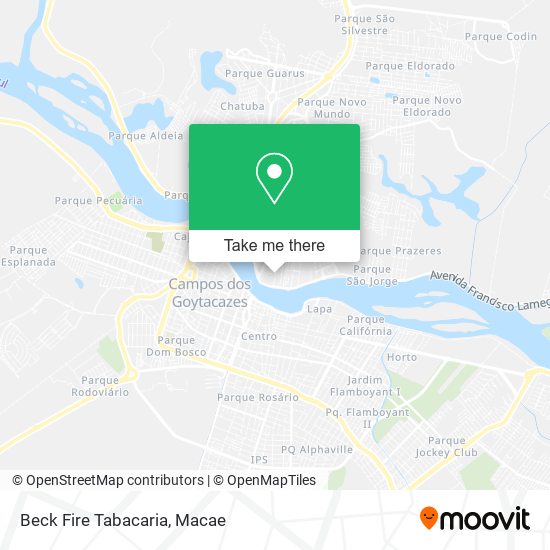 Beck Fire Tabacaria map