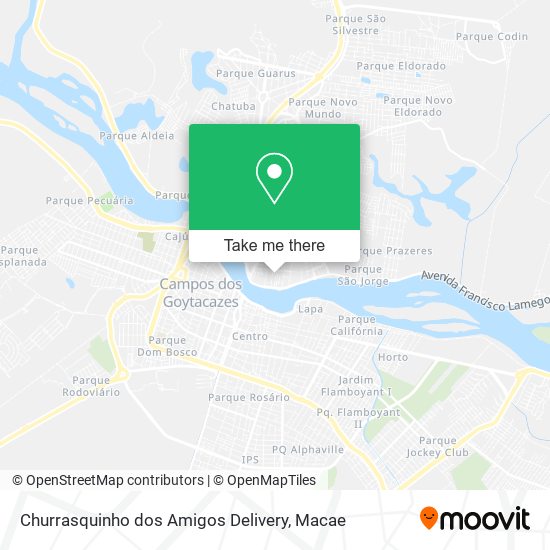 Churrasquinho dos Amigos Delivery map