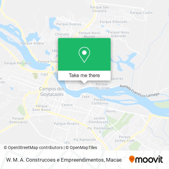 W. M. A. Construcoes e Empreendimentos map