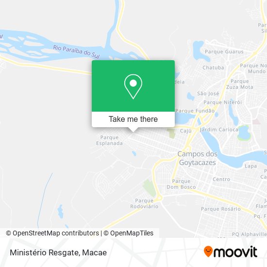 Ministério Resgate map