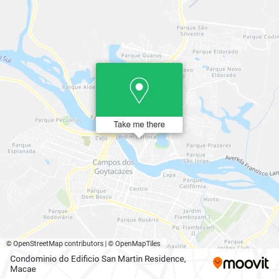 Condominio do Edificio San Martin Residence map
