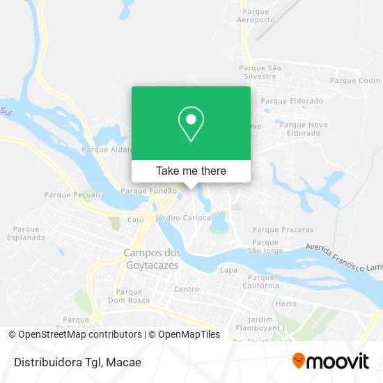 Distribuidora Tgl map